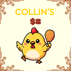 Collins $8 Voucher
